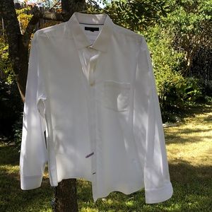 Banana Republic white button down